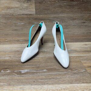 Bruno Magli White Leather Pumps Women's Size 7.5